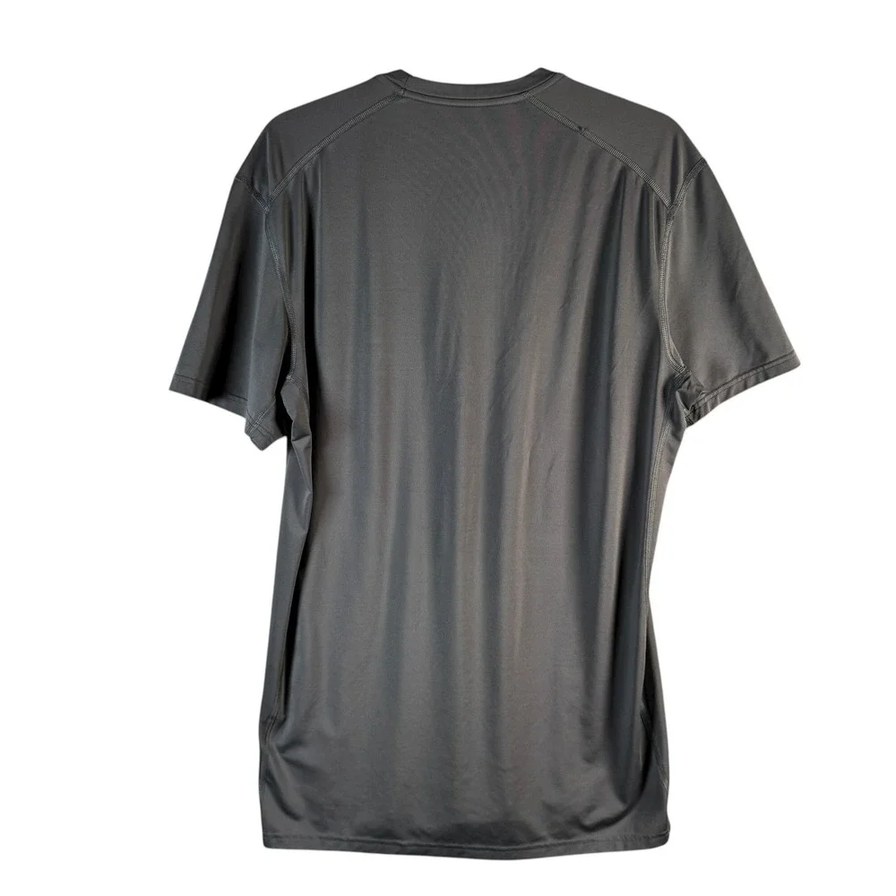 Nike Men's L Gray Dri-Fit Athletic Training T-Shirt Lightweight Moisture Wicking - Picture 2 of 9